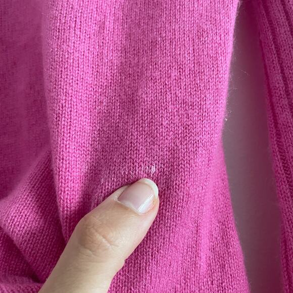 Piazza Sempione Sweater Women XS/S Pink Cashmere Boatneck Balloon Quiet Luxury - Picture 11 of 14